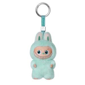 THE MONSTERS mini Labubu Pin for Love Series Vinyl Plush Pendant letter I